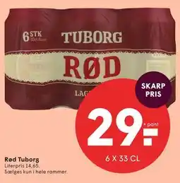 SPAR Rød Tuborg tilbud