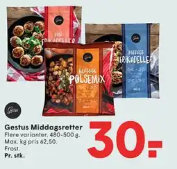 SPAR Gestus Middagsretter tilbud