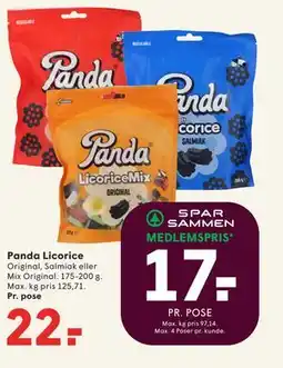 SPAR Panda Licorice tilbud