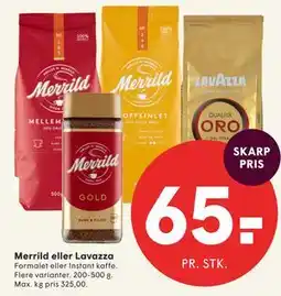 SPAR Merrild eller Lavazza tilbud