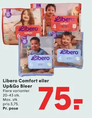 Libero Comfort eller Up&Go Bleer