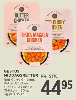MENY GESTUS MIDDAGSRETTER tilbud
