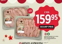 MENY GESTUS DANSK KYLLINGE-BRYSTFILET ELLER KYLLINGEINDERFILET tilbud