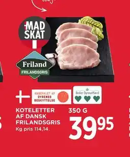 MENY KOTELETTER AF DANSK FRILANDSGRIS tilbud