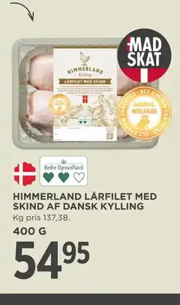 MENY HIMMERLAND LÅRFILET MED SKIND AF DANSK KYLLING tilbud