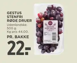 MENY GESTUS STENFRI RØDE DRUER tilbud