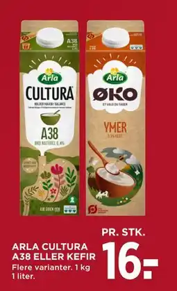 MENY ARLA CULTURA A38 ELLER KEFIR tilbud