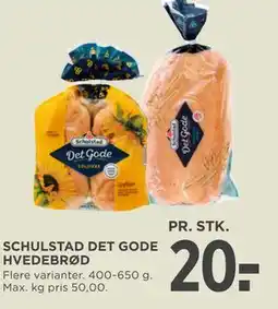 MENY SCHULSTAD DET GODE HVEDEBRØD tilbud