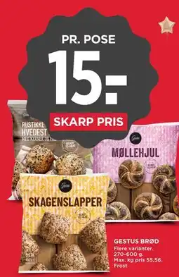 MENY GESTUS BRØD tilbud