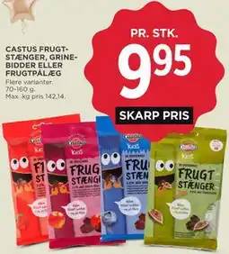 MENY CASTUS FRUGTSTÆNGER, GRINEBIDDER ELLER FRUGTPÅLÆG tilbud