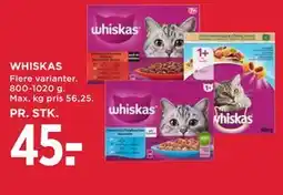 MENY WHISKAS tilbud