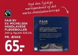 MENY FAIR BY SV. MICHELSEN HÅNDLAVEDE FLØDEBOLLER tilbud