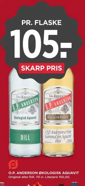 O.P. ANDERSON ØKOLOGISK AQUAVIT