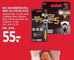 MENY BIC BARBERSKRABER ELLER BLADE tilbud