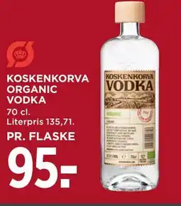 MENY KOSKENKORVA ORGANIC VODKA tilbud