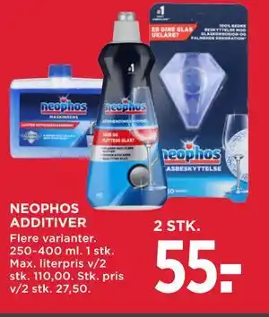 MENY NEOPHOS ADDITIVER tilbud