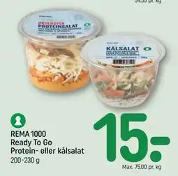 REMA 1000 REMA 1000 Ready To Go Protein- eller kålsalat tilbud