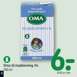 REMA 1000 Oma til madlavning 4% tilbud