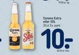 REMA 1000 Corona Extra eller SOL tilbud