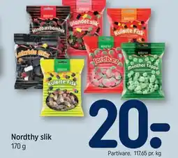 REMA 1000 Nordthy slik tilbud