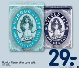 REMA 1000 Nordur flage- eller Lava salt tilbud