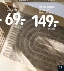 REMA 1000 Tuftet tæppe tilbud
