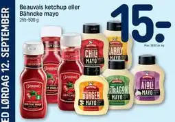 REMA 1000 Beauvais ketchup eller Bähncke mayo tilbud