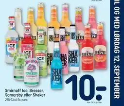 REMA 1000 Smirnoff Ice, Breezer, Somersby eller Shaker tilbud
