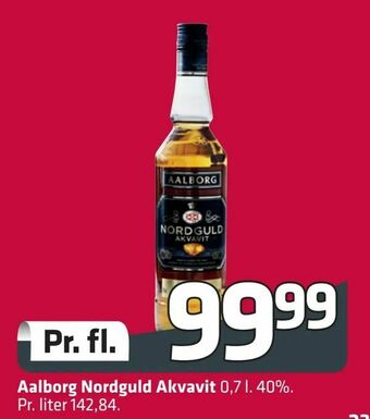 Fleggaard Aalborg Nordguld Akvavit tilbud