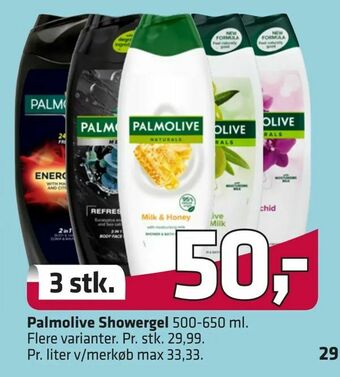 Fleggaard Palmolive Showergel tilbud