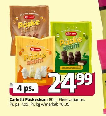 Fleggaard Carletti Påskeskum tilbud