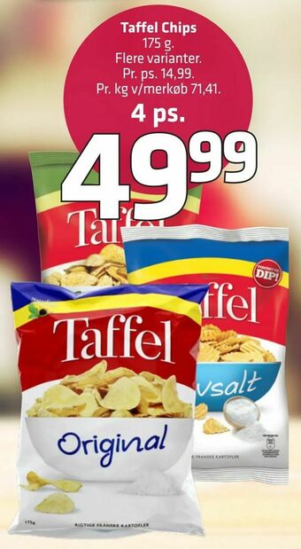 Fleggaard Taffel Chips tilbud