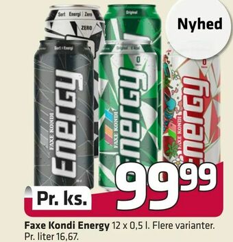Fleggaard Faxe Kondi Energy tilbud