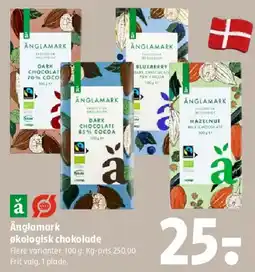 Coop 365 Änglamark økologisk chokolade tilbud