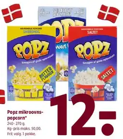 Coop 365 Popz mikroovns-popcorn tilbud