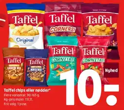 Coop 365 Taffel chips eller nødder tilbud