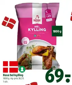 Coop 365 Rose hel kylling tilbud