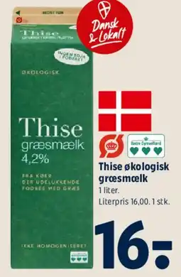 Coop 365 Thise økologisk græsmælk 4,2% tilbud