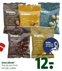 Coop 365 Irma oliven tilbud