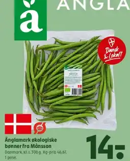 Coop 365 Änglamark økologiske bønner fra Månsson tilbud