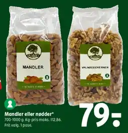 Coop 365 Mandler eller nødder tilbud