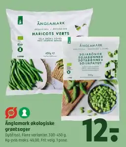 Coop 365 Änglamark økologiske grøntsager tilbud