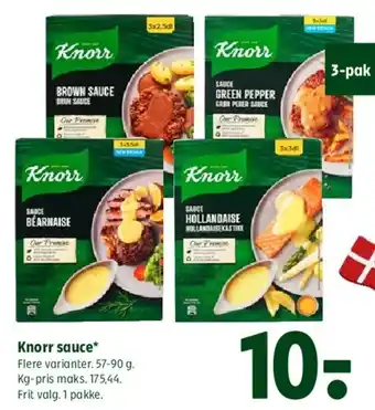 Coop 365 Knorr sauce tilbud