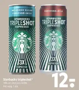Coop 365 Starbucks Tripleshot Espresso tilbud