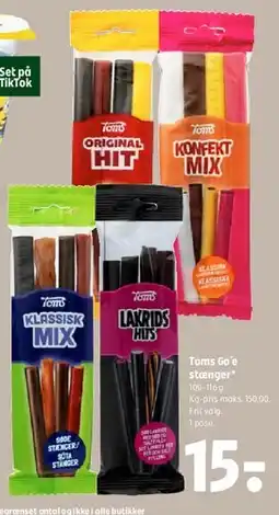 Coop 365 Toms Go'e stænger tilbud