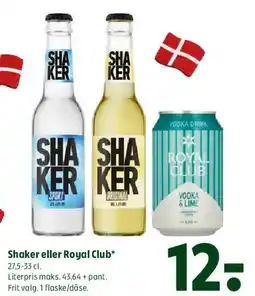 Coop 365 Shaker eller Royal Club tilbud