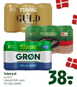Coop 365 Tuborg øl tilbud