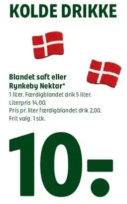 Coop 365 Rynkeby Blandet Saft tilbud