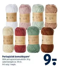 Coop 365 Portugisisk bomuldsgarn tilbud