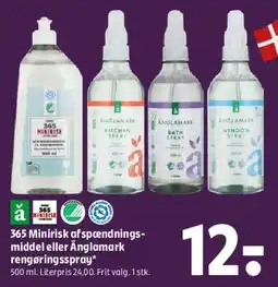 Coop 365 365 Minirisk afspændningsmiddel eller Änglamark rengøringsspray tilbud